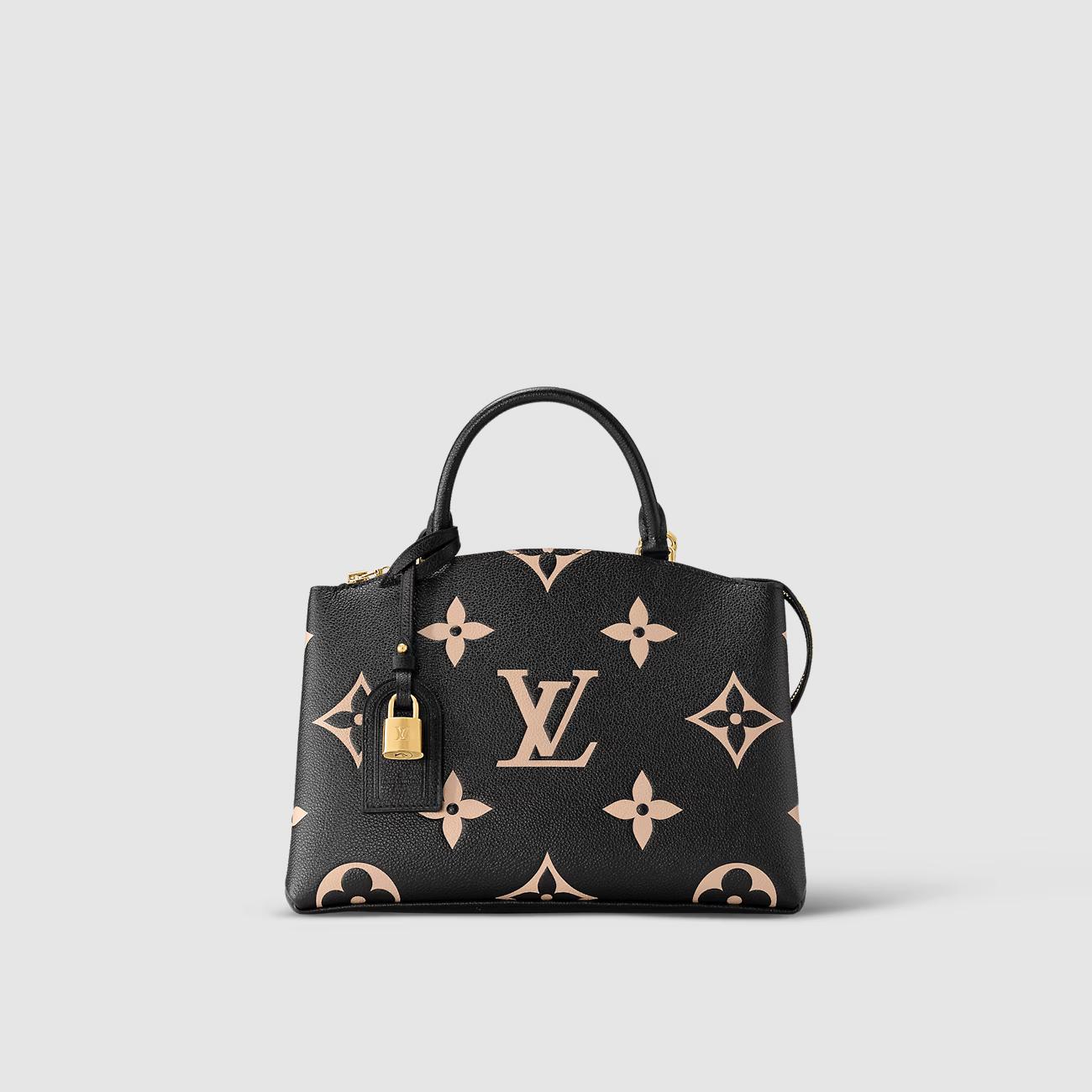 Túi Louis Vuitton Petit Palais Nữ Bicolor Đen Be
